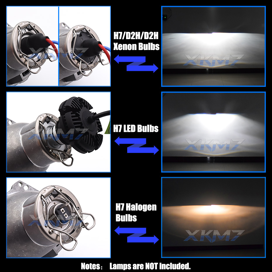 Forlygteglas koito  q5 h7 d2s d2h hid bi-xenon projektor 3.0 halogen xenon førte linse til billys tilbehør eftermontering stil