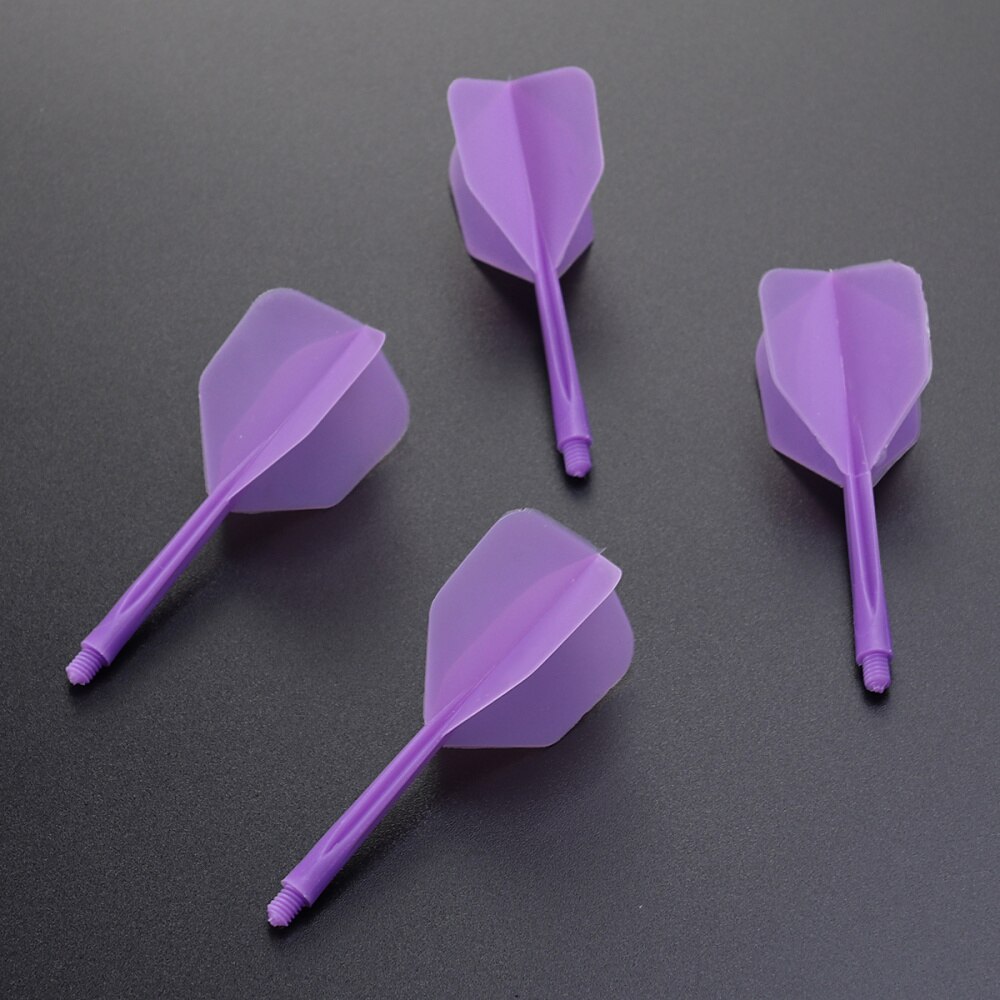 6 Pcs Transparent Fine Thread Dart Flights Darts Accessory Outdoor and Indoor Sports Dart Tail (Red, Black, Blue, Purple,: Violet