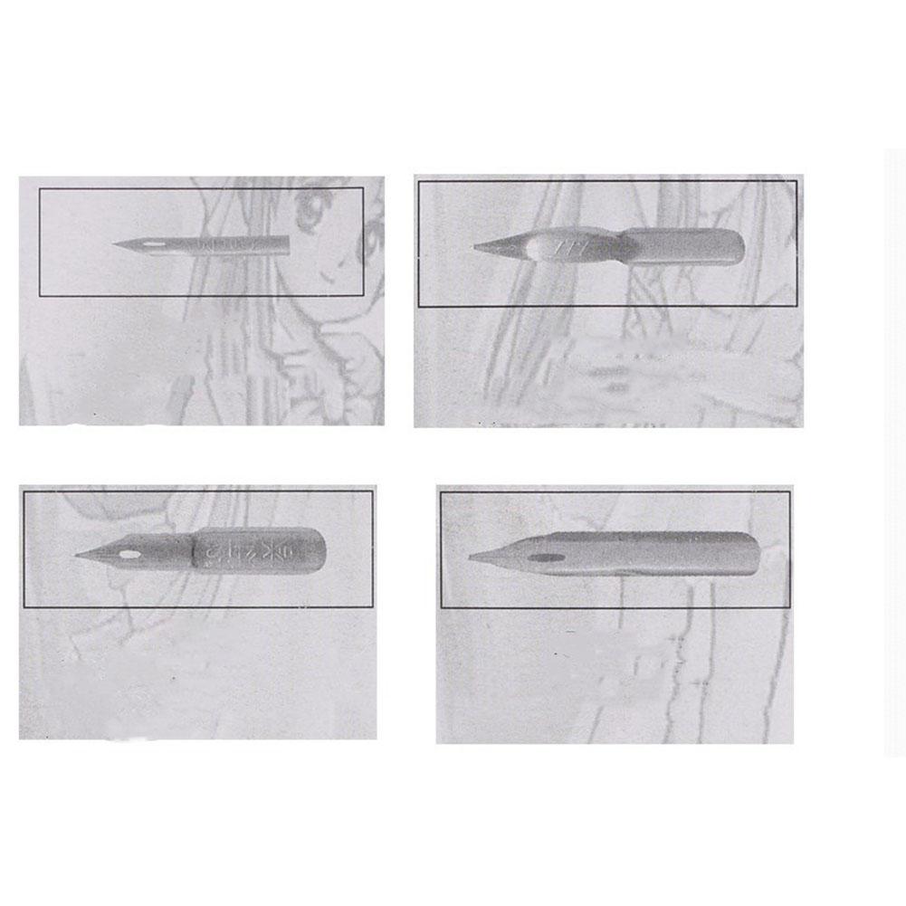 Portable Comic Pen Nib &amp; Holder &amp; Eraser Set Cartoon Manga Drawing Painting Tools Kit School Stationery Supplies r20