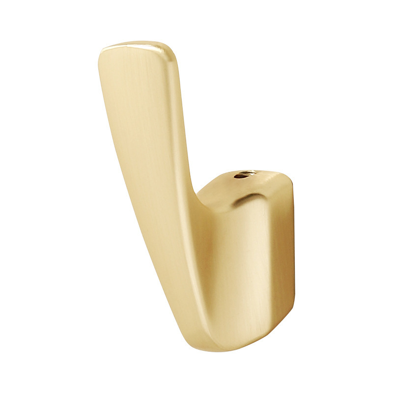 1 unidad Gancho dorado de lujo para colgar en la pared, gancho individual para ropa, dormitorio, bata, salón, abrigo, bata, soporte para Toalla de baño ganchos adhesivos de pared baño ganchos para colgar