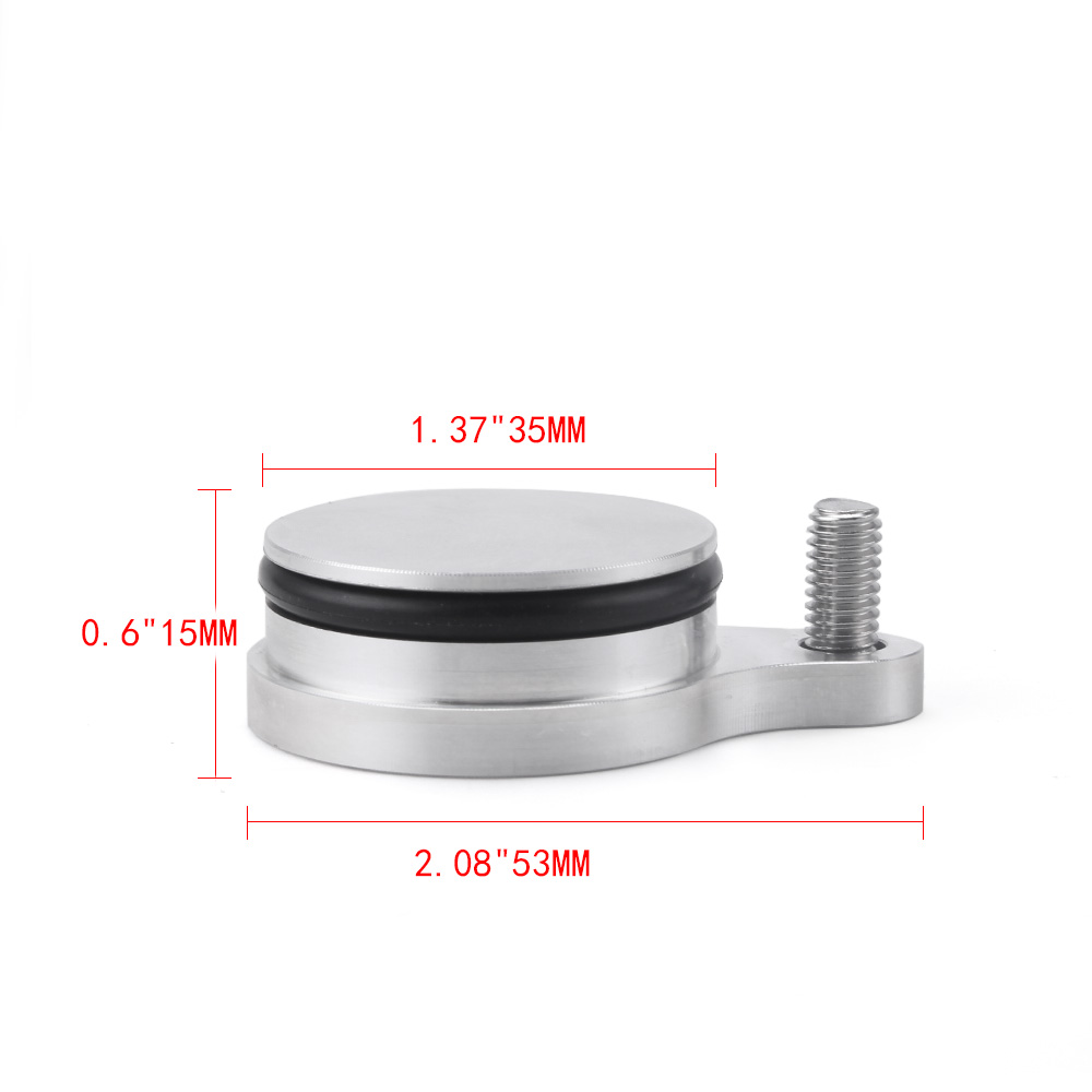 Aluminum Alloy LS Truck EGR Tube Plug Intake Block Off Plate for LQ4 LQ9 5.3 6.0 LSX Silverado RS-OFI032