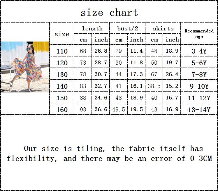 Mooie Meisjes Mouwloze Print Flower Cool Outfits Kinderen Overalls Kinderkleding Flare Overalls Tiener Kleding 3-14Y