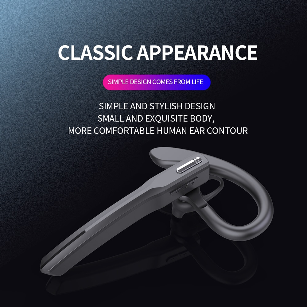 M8 Wireless Bluetooth Headset With Mic Handsfree HD Call Earphone Intelligence Noise Reduction Earpiece For Phone Long Standby