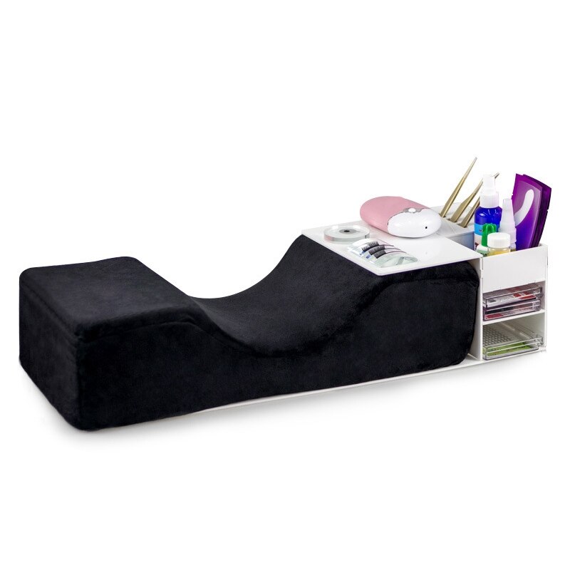 Eyelash Extension Pillow Shelf Set Neck Support Grafting Eyelash Cushion Organizer for Beauty Salon