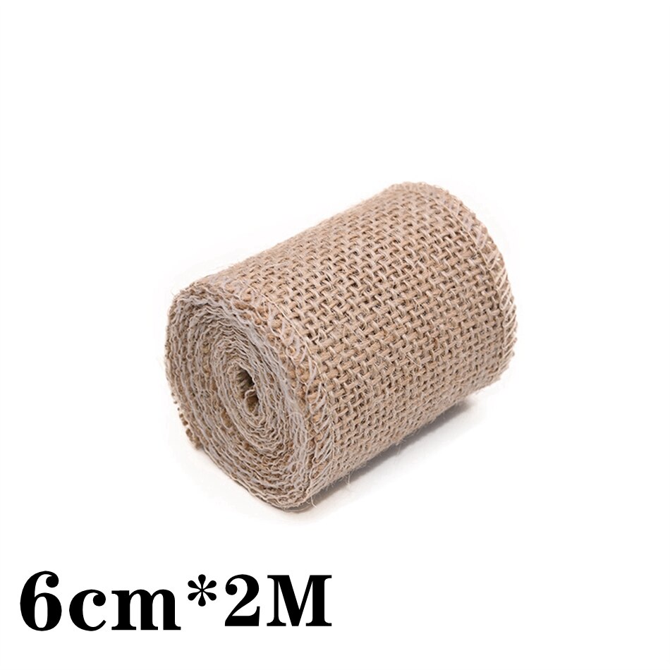 5M 6mm-50mm Natürliche Jute Band Bogen Handwerk DIY Jahrgang Jute Sackleinen Stoff Geschenkpapier NäHenne Party Hochzeit Weihnachten Decortion: Nickel