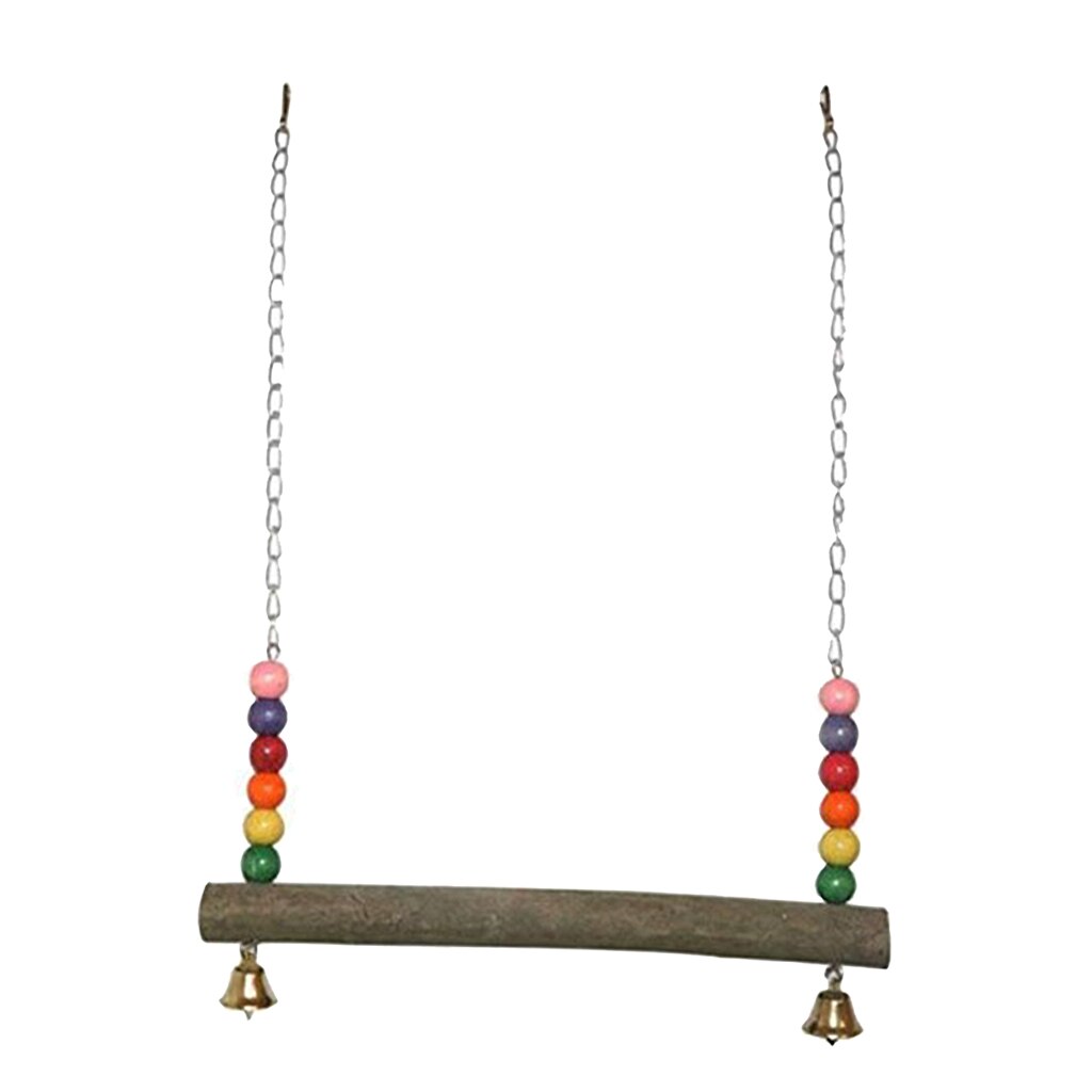 Chicken Swing Toy Hens Wooden Colorful Chicken Perch Chewing Toy Keep Balance