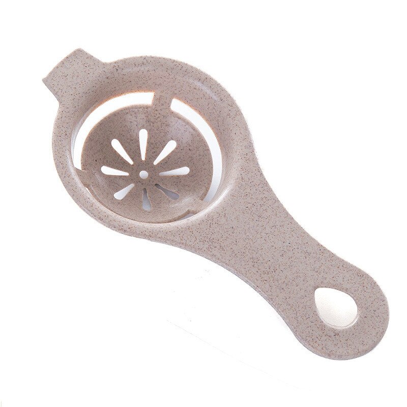 Separador de clara de huevo colador de uso doméstico de cocina para hornear cocina Gadgets yema de huevo de plástico de filtro