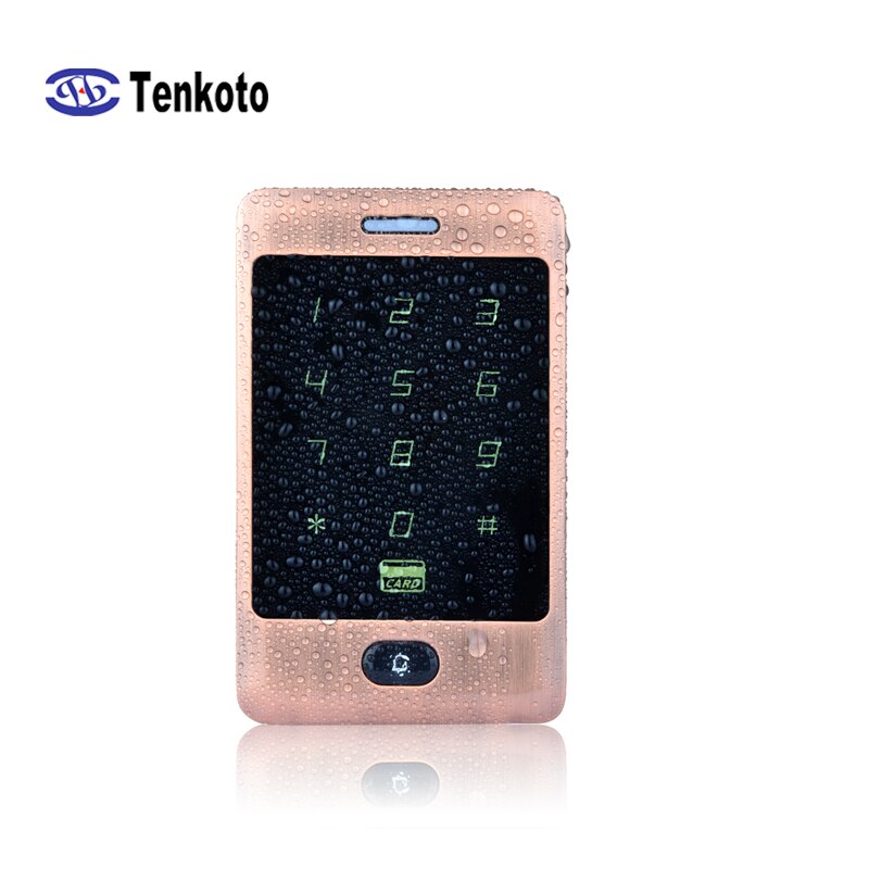 Metalen wiegand contactloos digitaal toetsenbord, id-kaart, ic-toegangscontrole, touch-wachtwoordvergrendeling, rfid-lezer