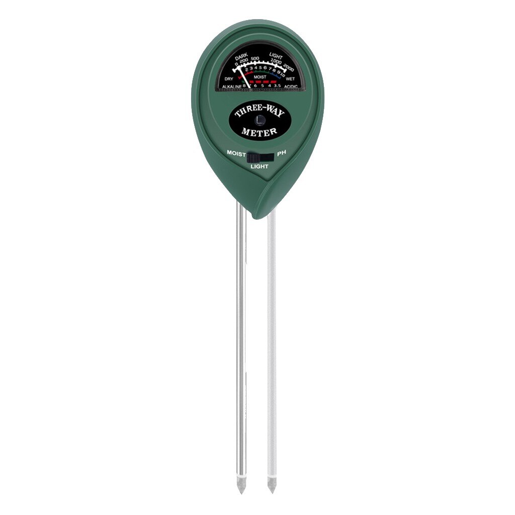 3 In1 Ph Tester Kit misuratore di umidità della luce dell'acqua per piante da giardino dispositivo di misurazione dell'umidità del fiore misuratore di umidità igrometro