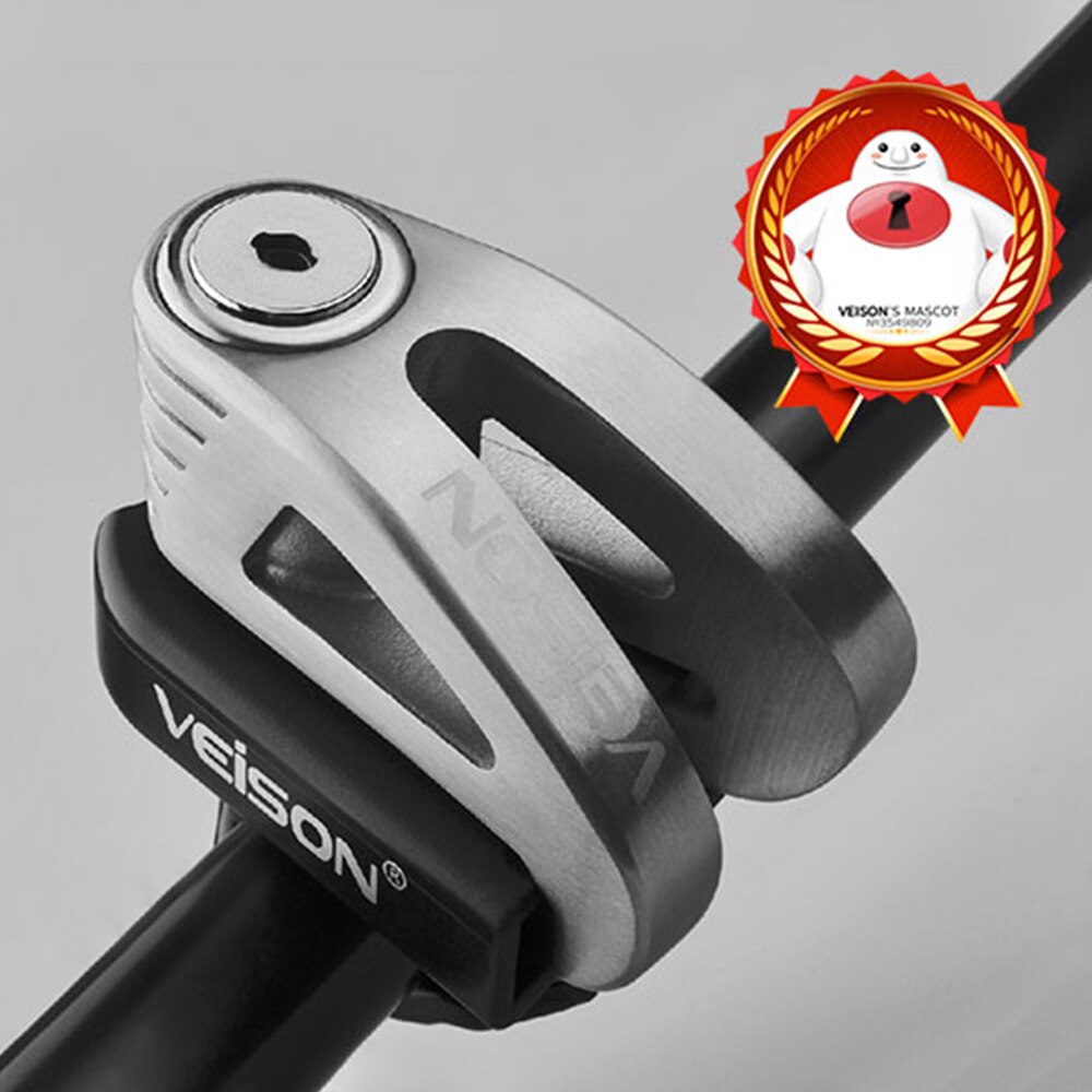 VEISON Motorrad sperren 304 Edelstahl Fahrrad Fahrrad Quad sperren Rolle Rabatt Bremse sperren Motorrad Anti-Scheren Anti-diebstahl