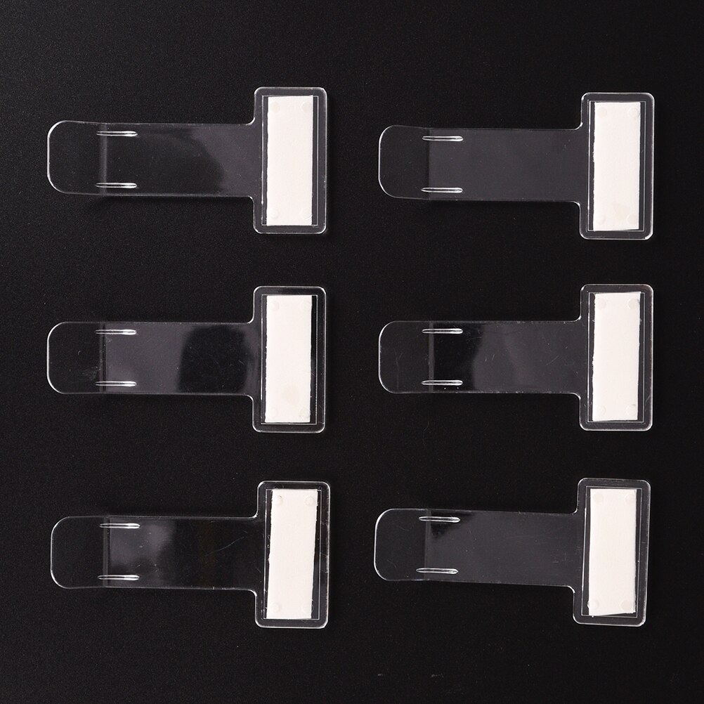 5pcs Car Vehicle Parking Ticket Permit Holder Clip Sticker Windscreen Fastener Stickers Kit Car Accessories