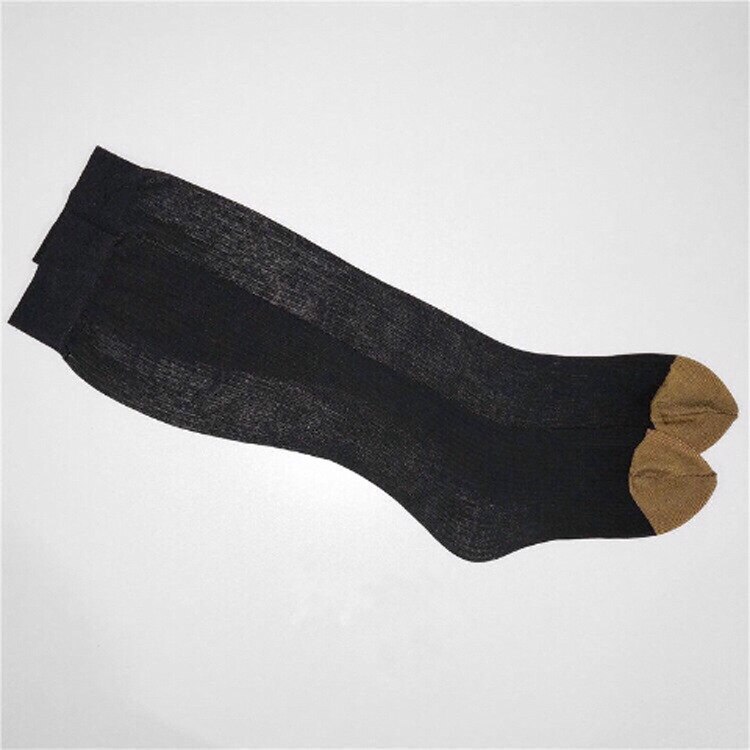 Homem de negócios meias de tubo masculino puro meias exóticas formal wear terno masculino listra transparente negócio respirável meia: Default Title