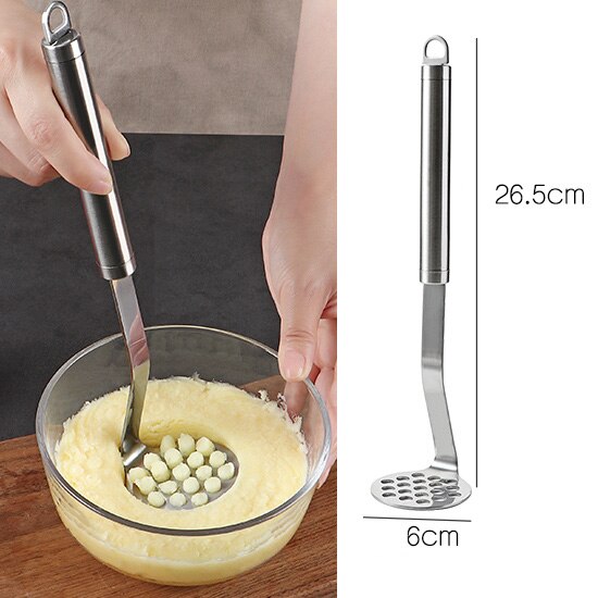 Stainless steel pressure mud machine home baby see tools kitchen mashed sweet potato masher pumpkin fruit mud: Default Title