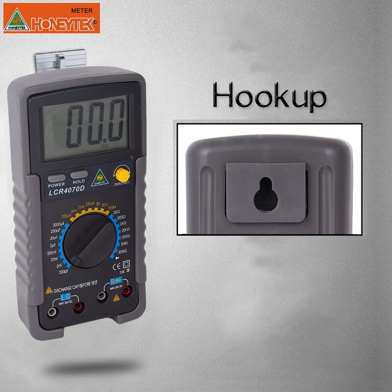 Professionele Digitale Capacimeter Multimeter Esr Lcr Meter Condensator Capaciteit Tester Inductie Meter Lcd Backlight