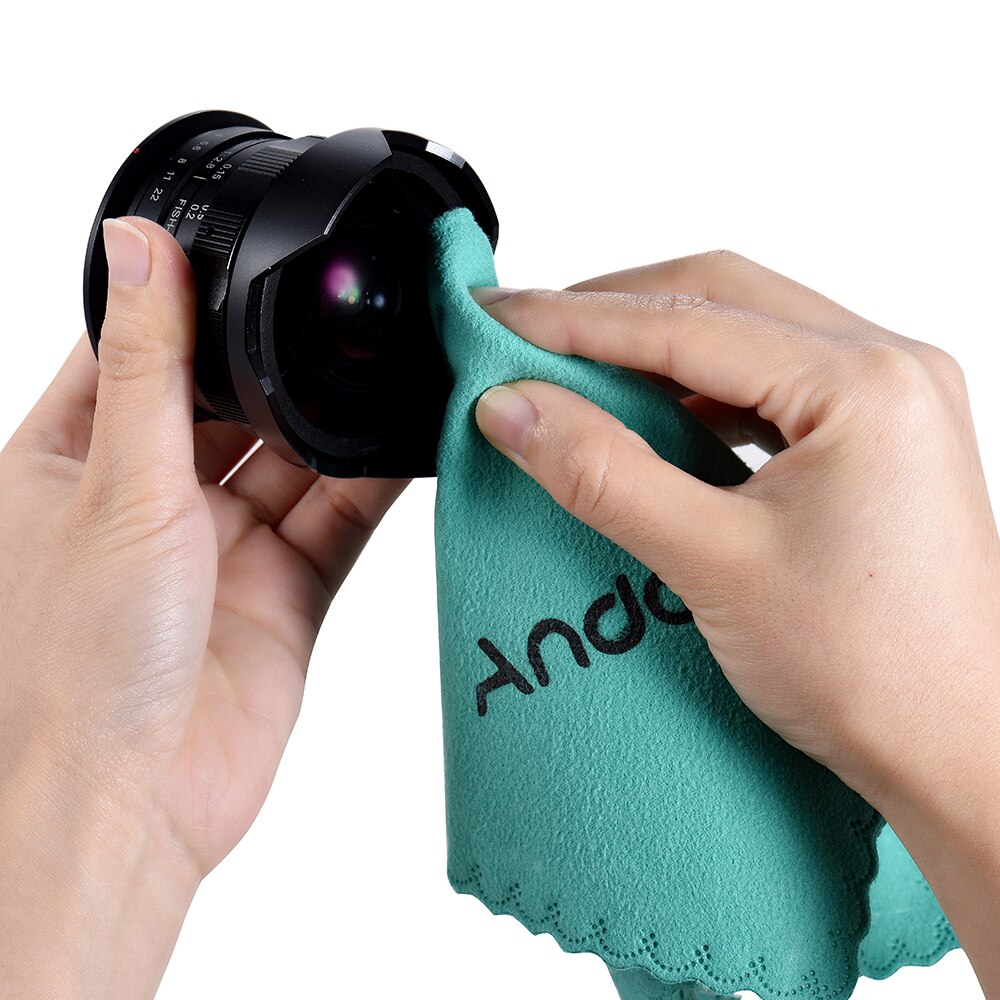 Andoer Reinigung Tuch Bildschirm Glas Objektiv Reiniger für Kanon Nikon DSLR Kamera Camcoder für iPhone iPad Tablette Computer