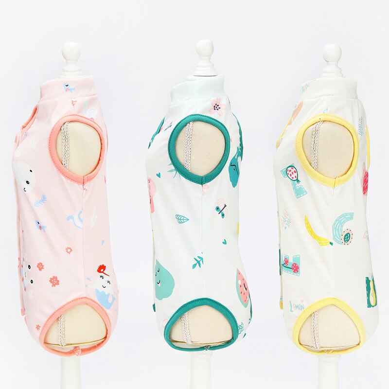 Vêtements de stérilisation pour chat, tenue de chirurgie douce et fine, anti-léchage, garde au , produits de beauté pour animaux de compagnie, costume de récupération pour chat, mignon
