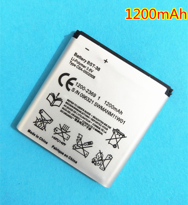 Azk BST-38 Batterij Voor Sony Ericsson U20i R306 S500 S500i T658 C902 C905 K770i K850 K850i K858 W580i W902 w980 K770