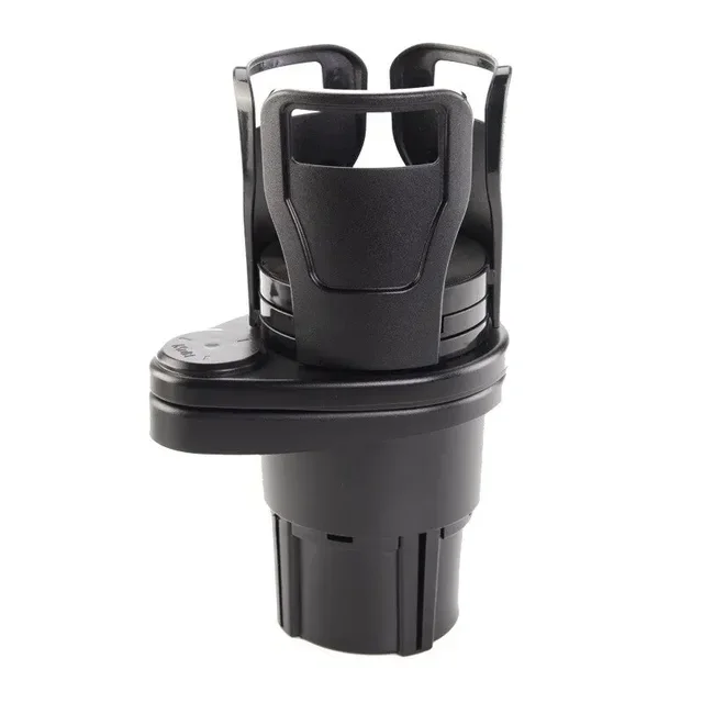 auto bekerhouder multifunctionele verstelbare dubbele bekerhouder expander adapter auto bekerhouder mobiele telefoon houder: WHITE