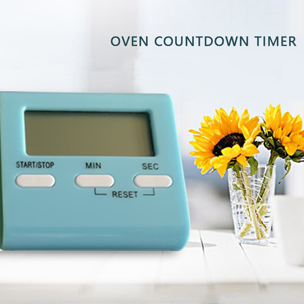 Kitchen Digital Timer Baking Cooking Countdown Timing Device LCD Display Loud Alarm Time