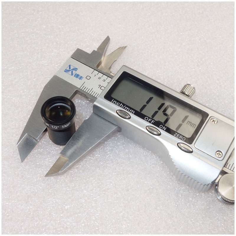 M12 EFL 25mm long focus lens F1.4 dark light for night vision CCTV camera for 1/2" sensor 5MP HD telephoto starlight lens