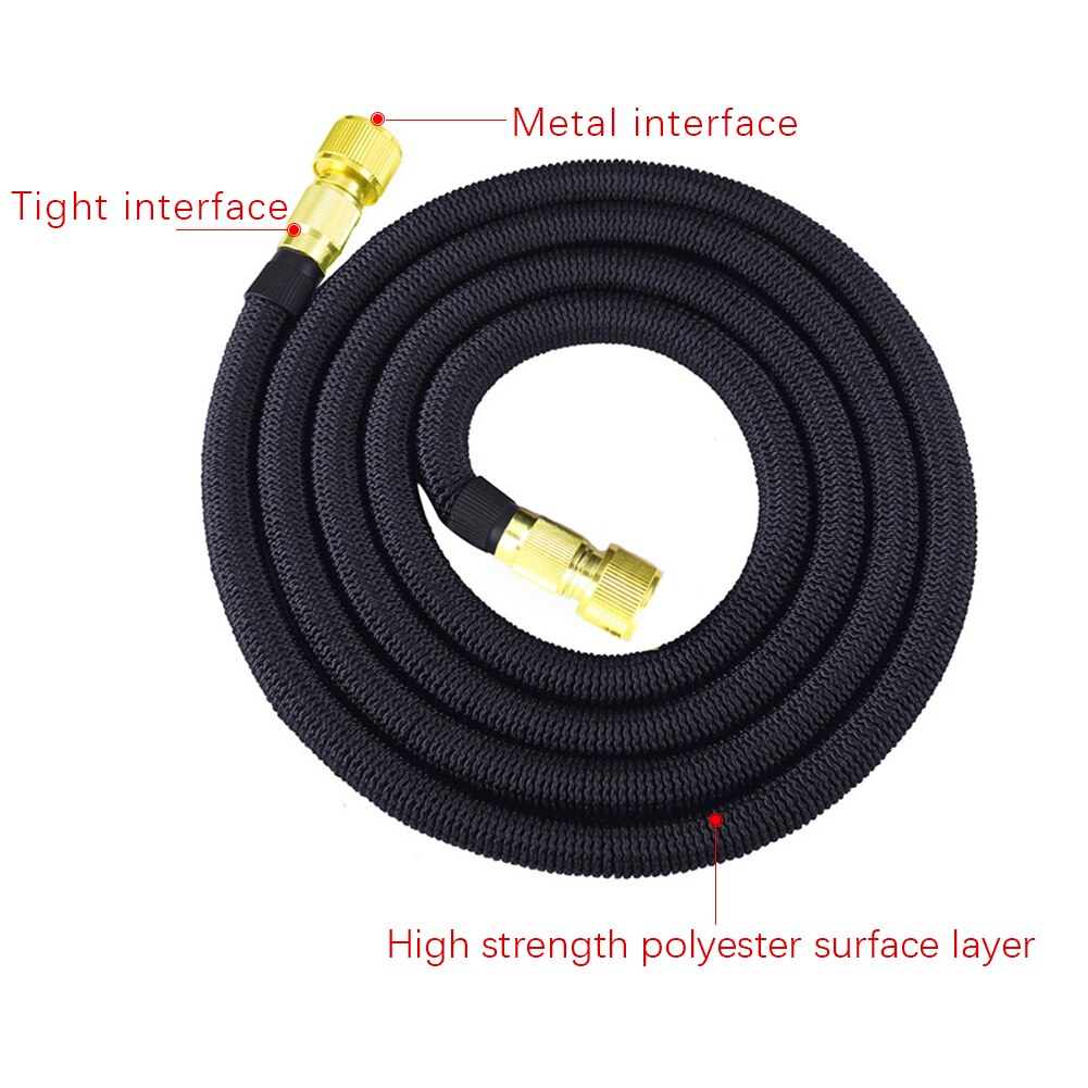 Garden Retractable Hose Watering 25/50 Feet Flexible High Pressure Resistant And Durable Garden Hose Easy to Carry And Store