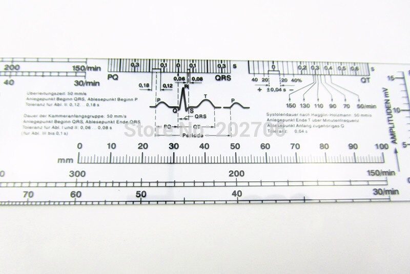 200mm 8 tums ekg linjal ekg goniometer lager varor billigaste pris 20 st/lot
