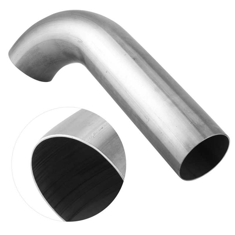 Tube d'échappement coude coude en acier inoxydable, 2,5 pouces, 90 degrés, accessoires de voiture, nouvel arrivage