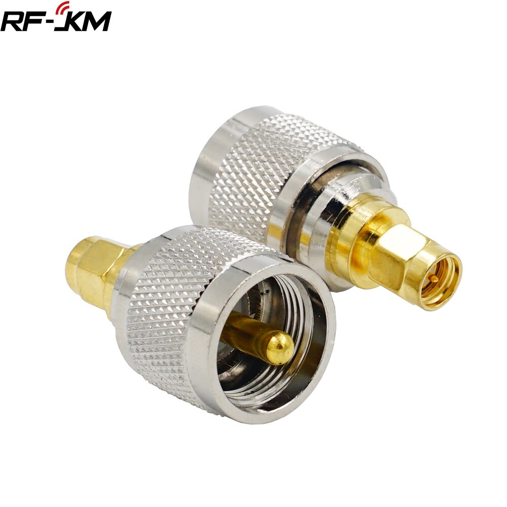 1Pcs UHF-SMA Sma Vrouwelijke Mannelijk Naar Uhf Mannelijke PL259 SO239 Connector Rf Coax Coax Adapter