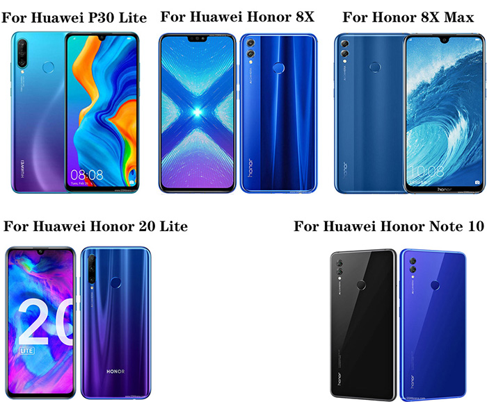Funda de cuero suave a la para Huawei P30 Lite Nova 4 enjoy Max funda de silicona PU para Huawei Honor 8X 20 Max Lite Note 10