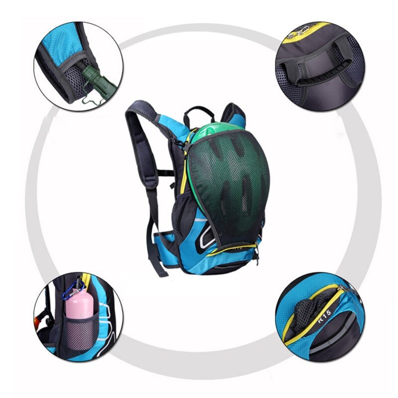 Anmeilu Wasserdichte Rucksack unisex draussen-Sport Berg Camping Rucksack für Reise Ski Radfahren Klettern mit Regen Abdeckung