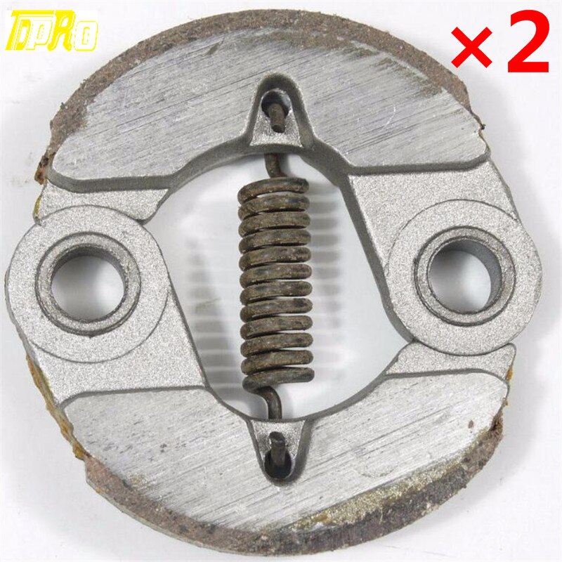 2x 47cc 49cc one Shoe Race Clutch & Springs For ATV Minimotor Quad Dirt