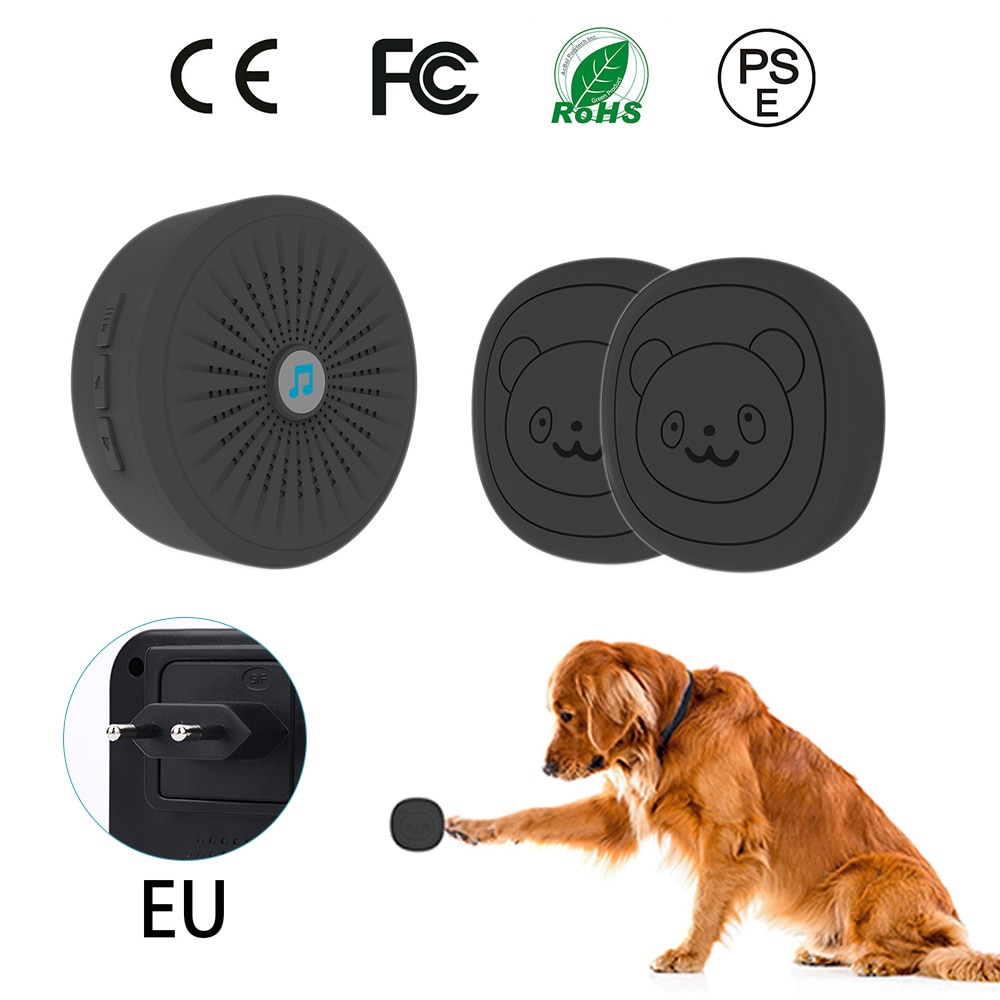 Pet Dog Training Doorbells Wireless Door Bell Multifunction Sensor Bell Training Tool