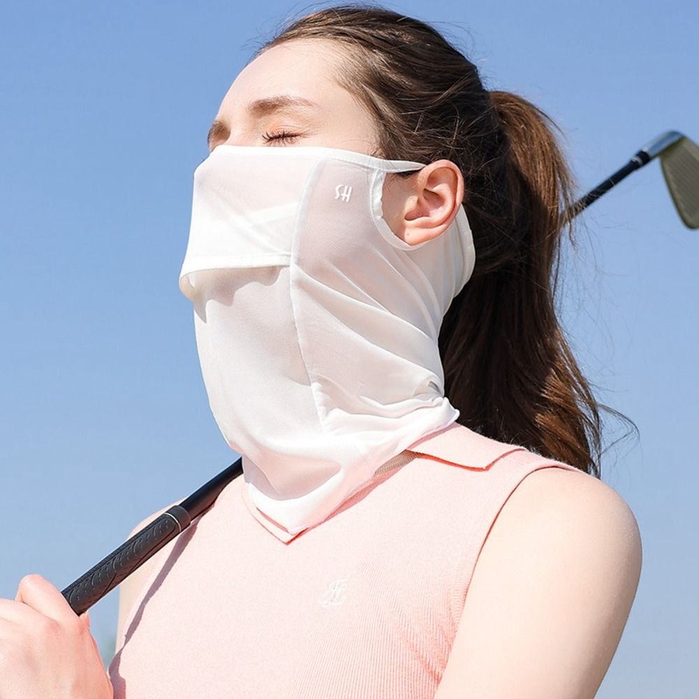 draussen-latz-sommer-gesichtsschals, einfarbig, für Golf und wandern, für herren, gesichtsschutz, halstuch, gesichtsmaske aus eisseide, sonnenschutz-gesichtsschal