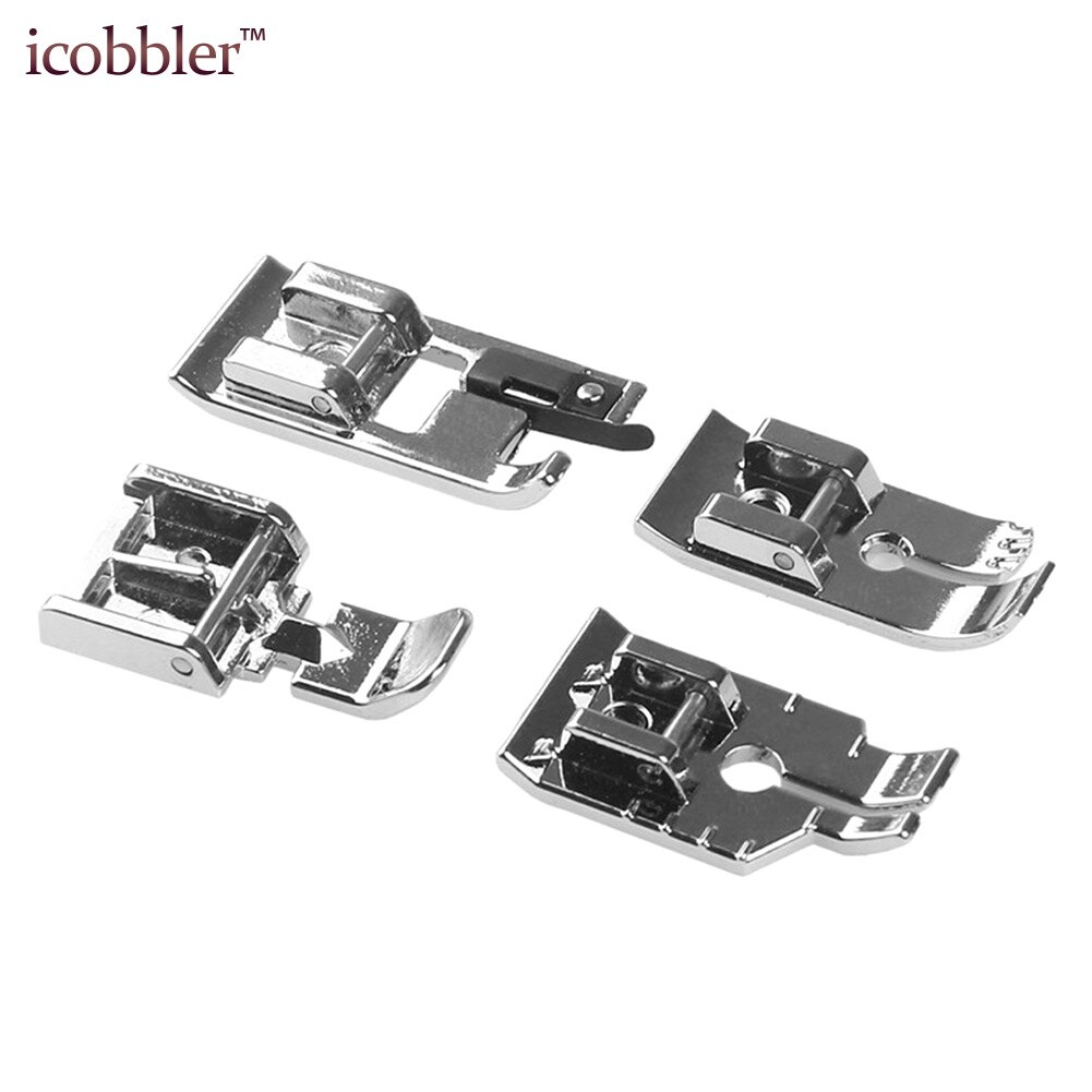 11 Pcs/Set Home Sewing Machine Accessories Presser Foot Leather Pads Blind Stitch Catcher Applique Universal Foot Zipper Sewing