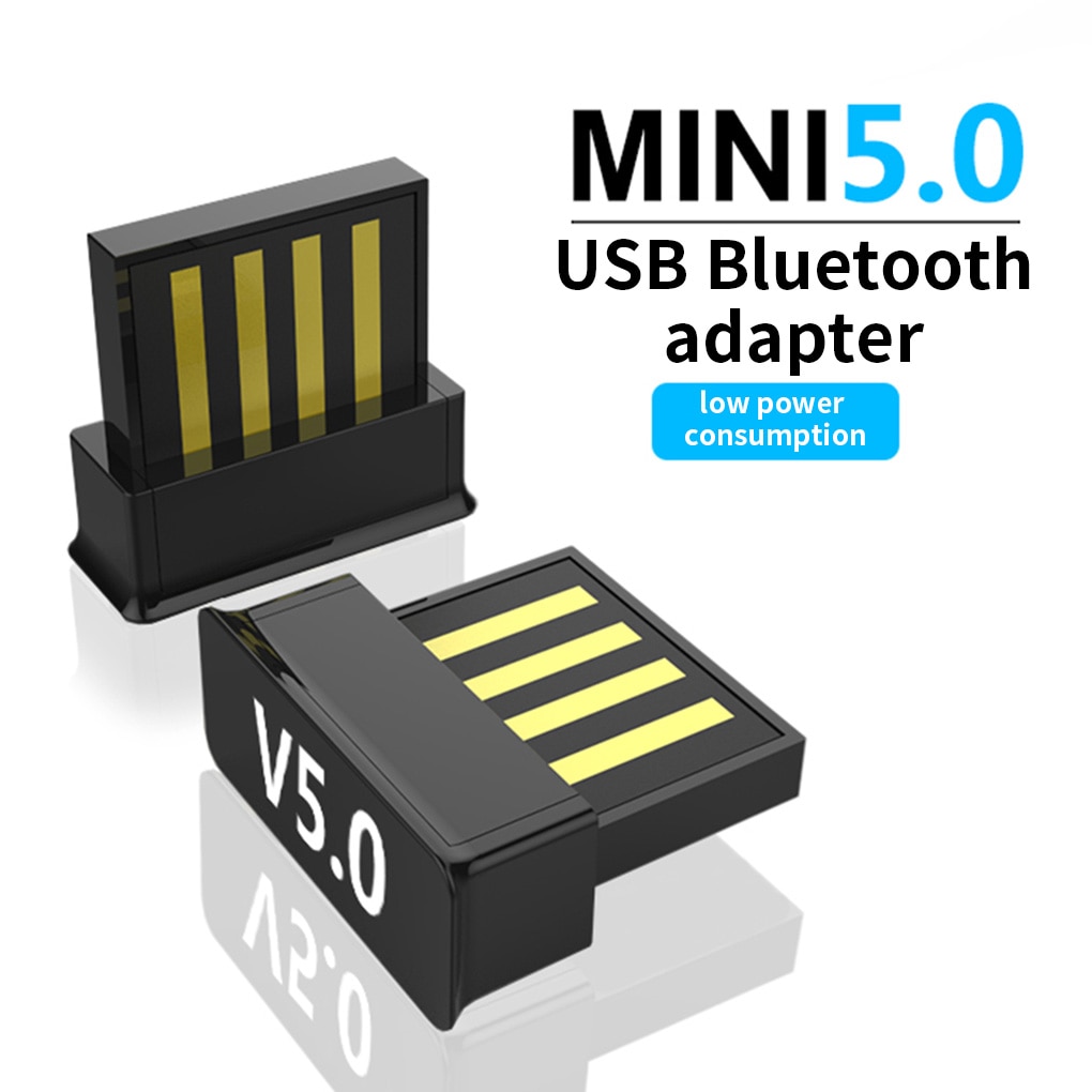Usb Bluetooth Dongle 5.0 Bluetooth Adapter Low Power Draadloze Ontvanger Zender Audio Ontvanger Laptop Oortelefoon Mini Sender