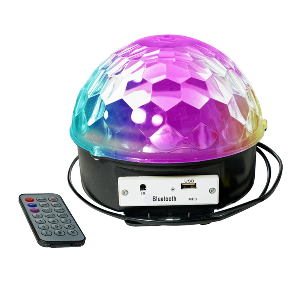 Led Disco Bluetooth Dj Podium Verlichting Lamp Rgb Crystal Magic Ball W/MP3 Play Usb Party Sound Activated