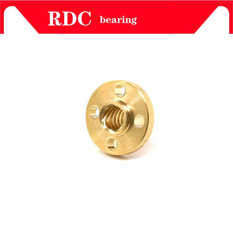 T5 nut trapezoidal screw nut brass copper nut lead 1mm 2mm 1pcs
