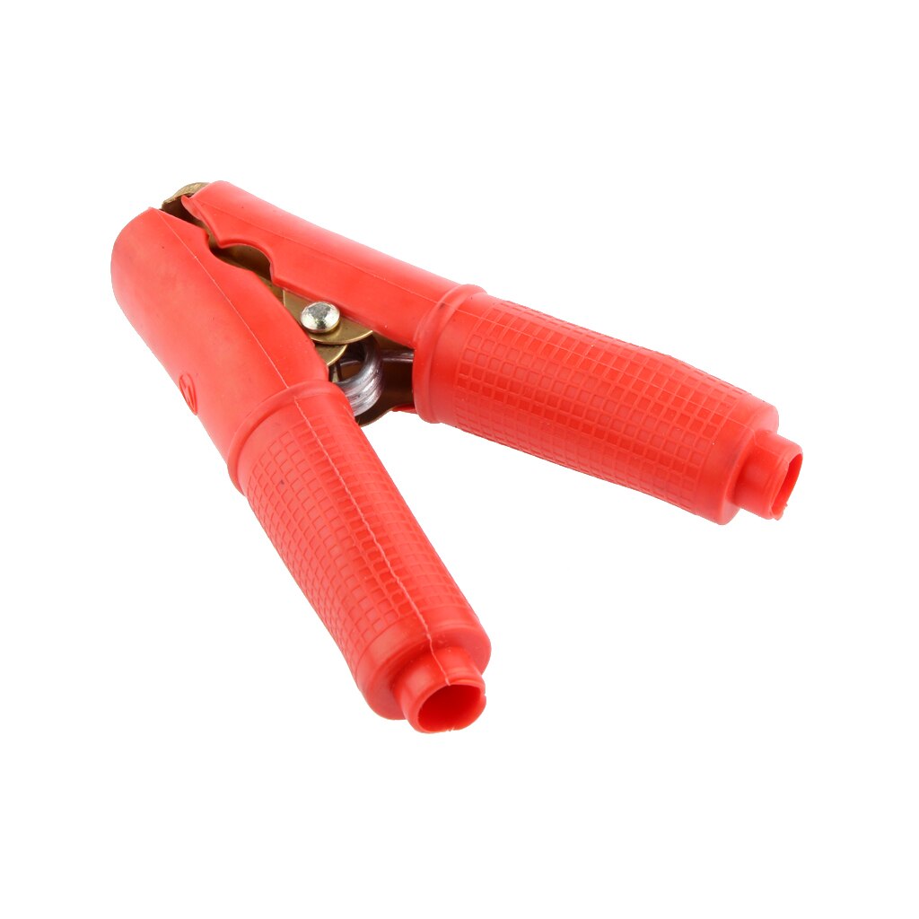 Par rojo/Negro 200A abrazaderas aisladas batería de coche de cobre pinza de Cable de prueba de cocodrilo Negativo Positivo