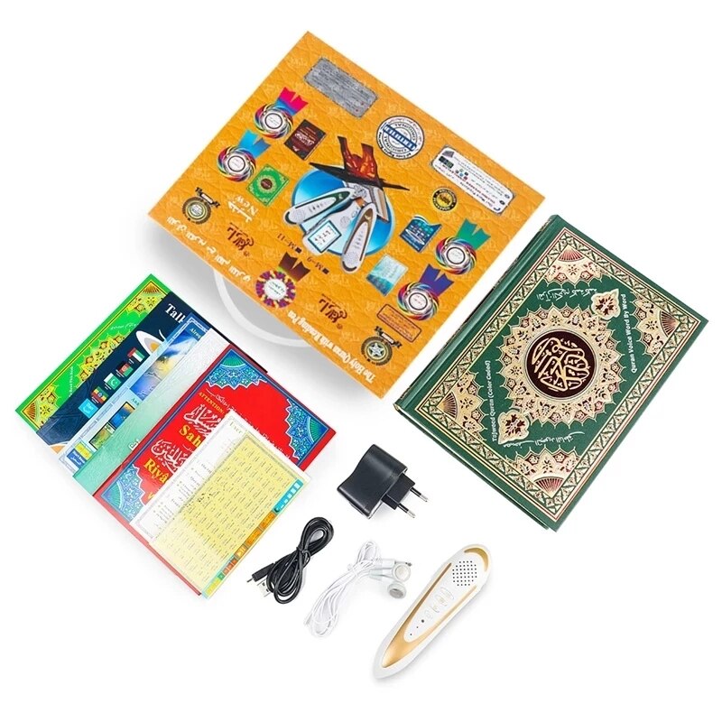 Muslim Digital Quran Book Reading Pen Set Islamic Koran Reader Speaker Player Reciter Holy Quran Reading with Pen Multi Language