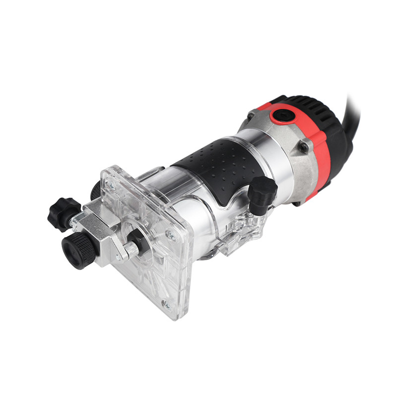 800W Woodworking Trimming Machine Wood Router Electric Slotting Carving Wood Milling Machine for 6.35mm Milling Cutter 110V/220V