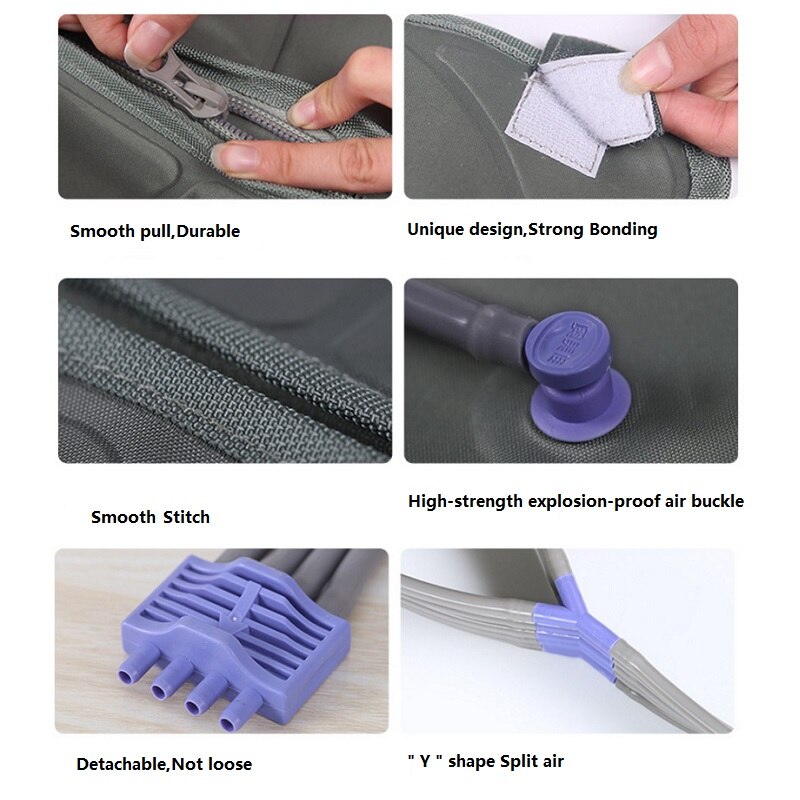 Component Parts of 4 Chambers Air Compression Massager Blood Circulation Pump Wrap for Arm Leg Cuff Waist Relax Massage