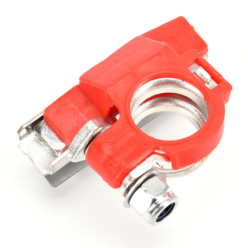 Conector de Terminal de batería de coche, par de baterías de 12V de liberación rápida para batería, abrazaderas