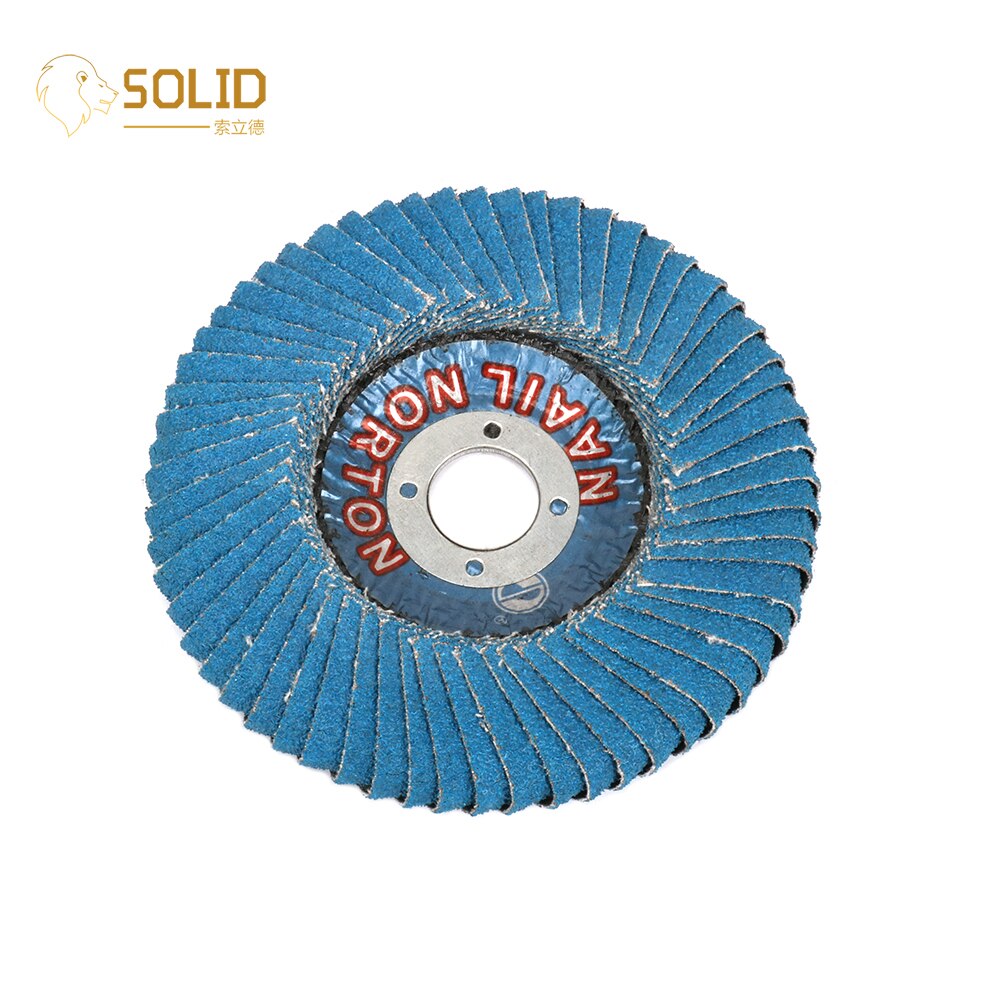 2Pcs 4 Inch Flap Sanding Disc Round Abrasive Polishing Wheel 5/8" Bore for Grinding Metal,Wood and Stainless Steel 100x16mm