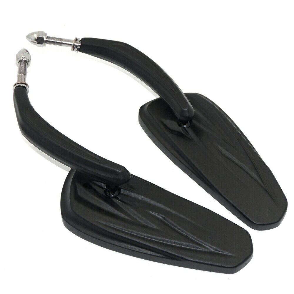 Afetermarket-espejo negro mate y brillante para motocicleta Harley Davidson Softail/Sportster, , 1982: MT400-014-MBK