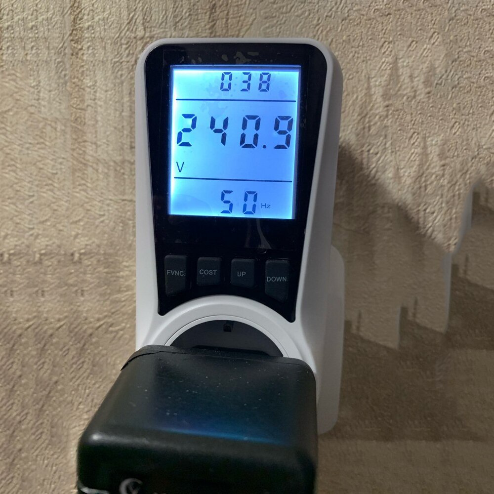 240V AC Digital LCD Power Meter Wattmeter Socket Wattage KWV Energy Meter FR US UK AU BR Plug Measuring Outlet Power Analyzer