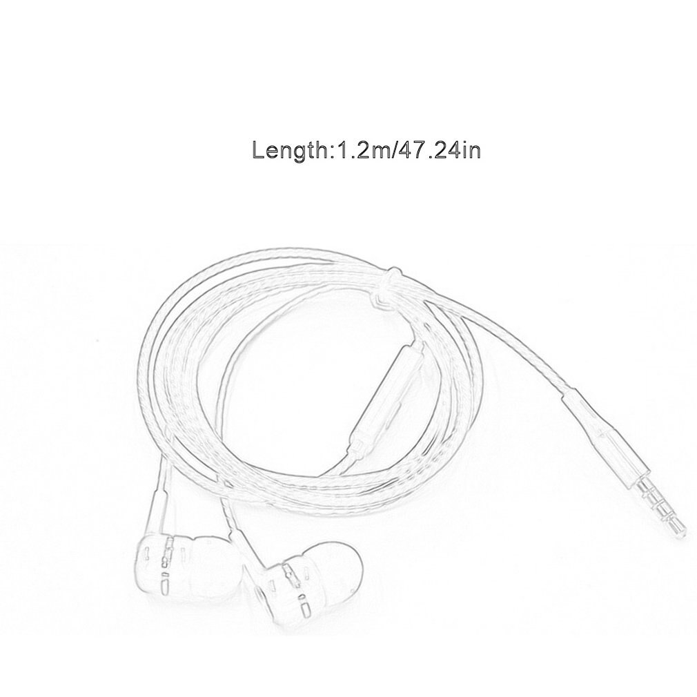 Eenvoudige Universele In-Ear Inline Computer Telefoon Met Tarwe Headset Draad Headset Bluetooth Oortelefoon V4.2 Stereo