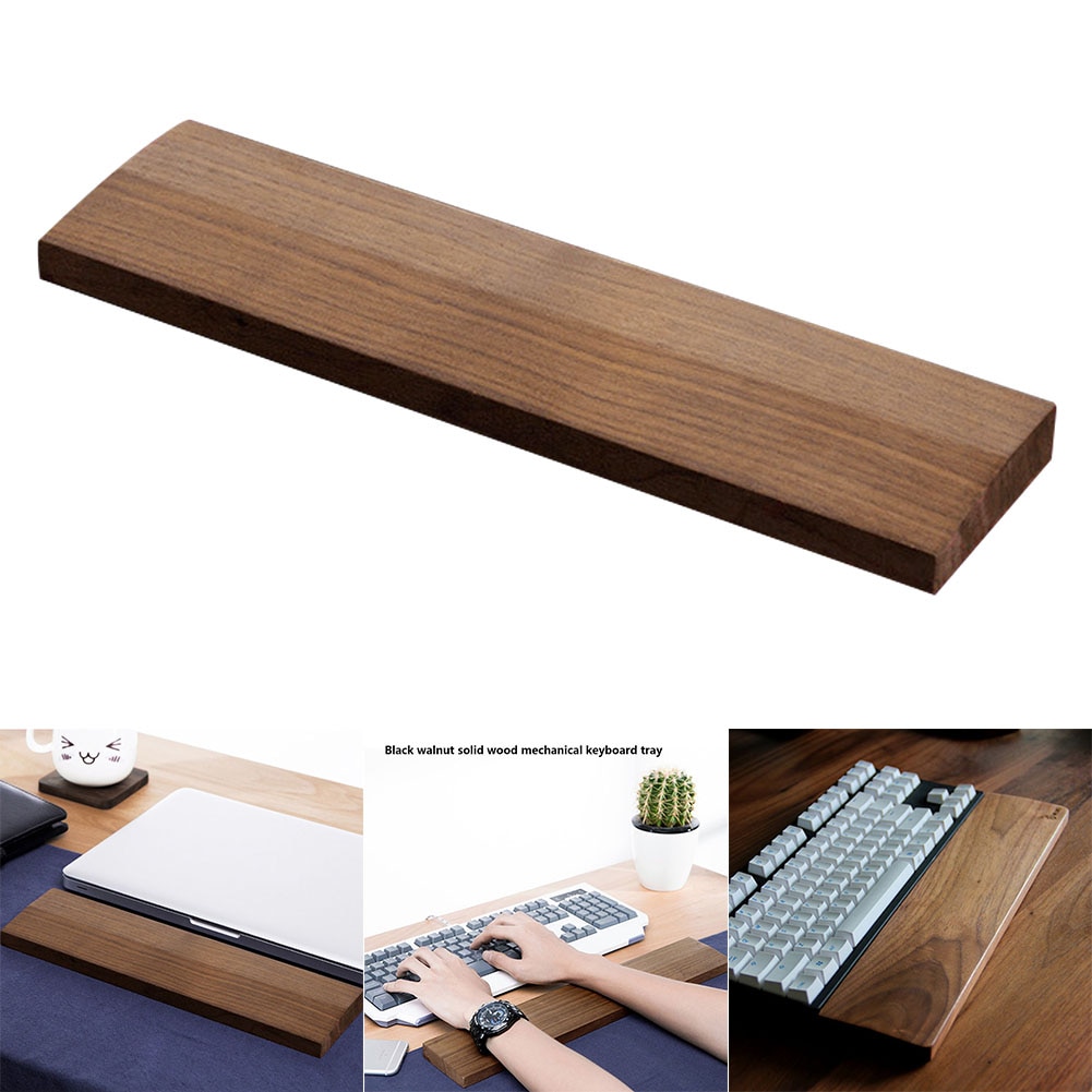 Etmakit Wooden Mechanical Keyboard Wrist Rest Pad Wrist Support Hand Pad for Mechanical Keyboard NK-Shopping