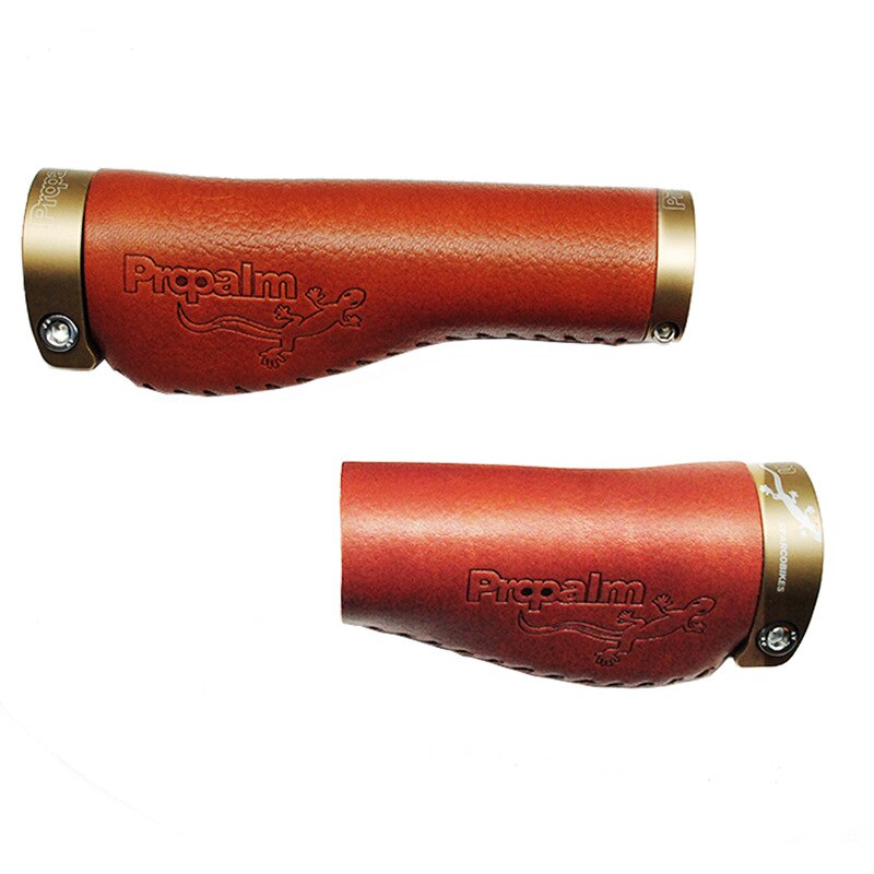 Fiets Grip Vintage Lederen Vlees Bal Vervormd Grip Comfortabele Fiets Accessoires Fiets Mountainbike Lederen Grip: A