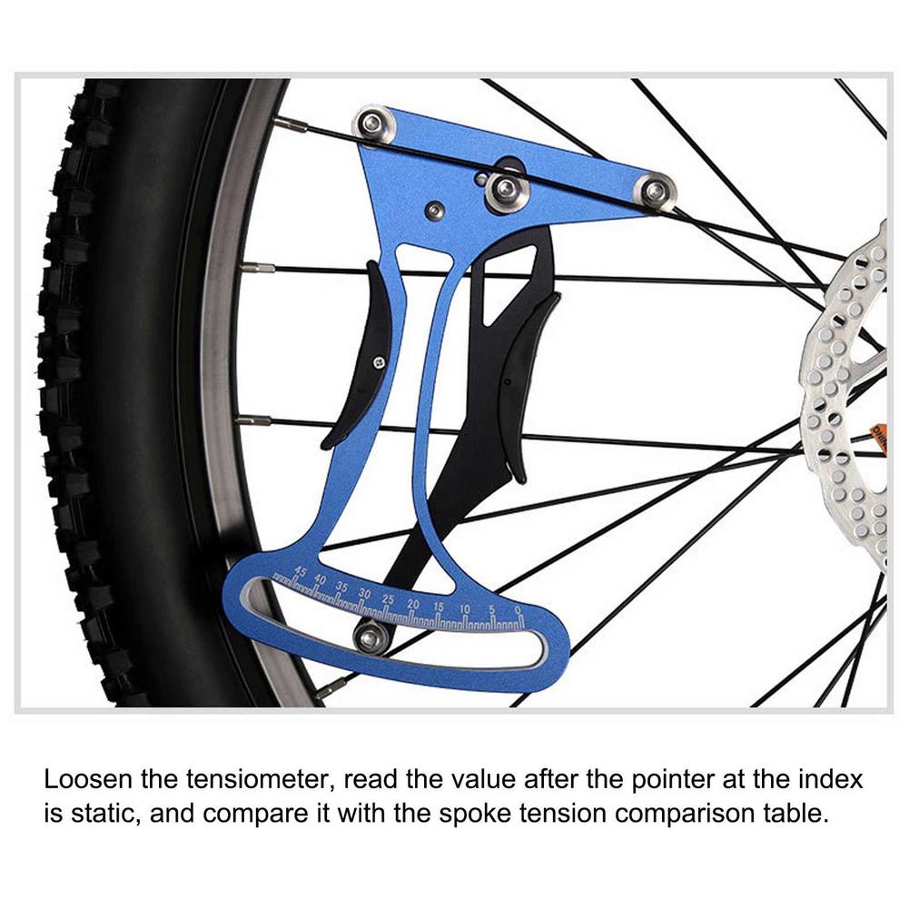 Bicycle Spoke Tensiometer Tool Road Wheel Set Wire Correction Tool Rim Adjustment Spoke Tension Meter Accessories