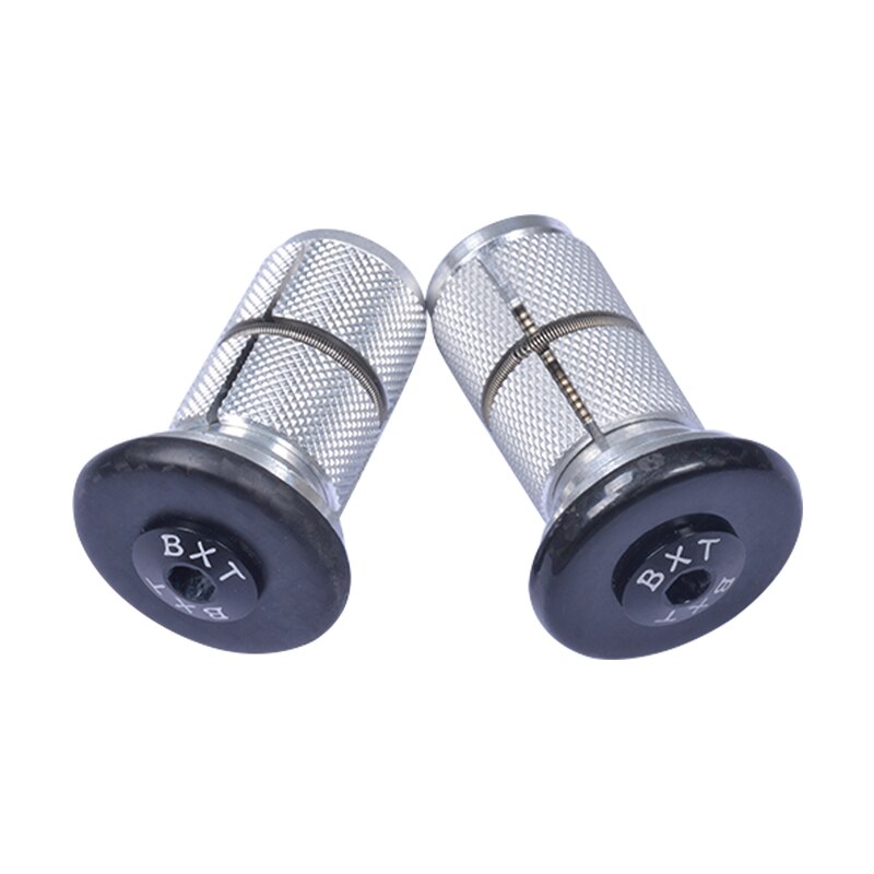 Carbon Top Cap 28.6mm MTB Road Bike Headset Stem Top Cap Compression plug Nut Compressor Expansion Fork Steerer
